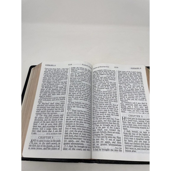 Holy Bible 1976 Giant Print King James Version Red Letter Reference Concordance - Picture 13 of 16